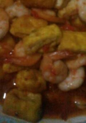 Foto resep Tahu udang saos asam pedas
