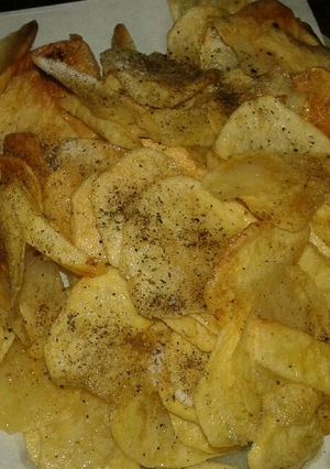 صورة لوصفة بطاطس شيبسي مقرمشه