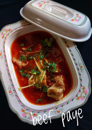 A picture of Beef paya.