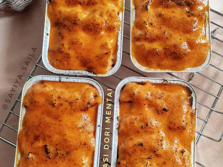 Langkah Mudah untuk Membikin Resep Nasi Dori Krispi Mentai ala sayiya.saila yang  Bikin Ketagihan Anti Ribet, Lezat