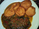 Akara and dried fish pepper soup