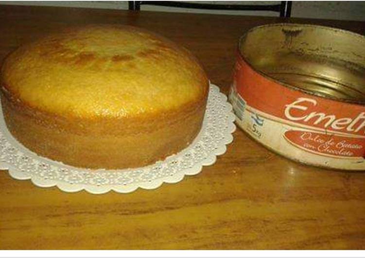 Bizcochuelo 1234 Receta de Gabriela Paredes- Cookpad