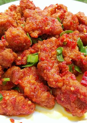 Foto resep Sambalado Ayam Goreng Tepung