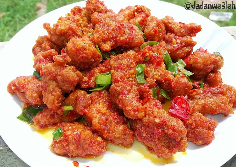 Resep Sambalado Ayam Goreng Tepung oleh Kang Dadan - Cookpad