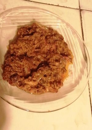 Una foto de Chicharrón guisado