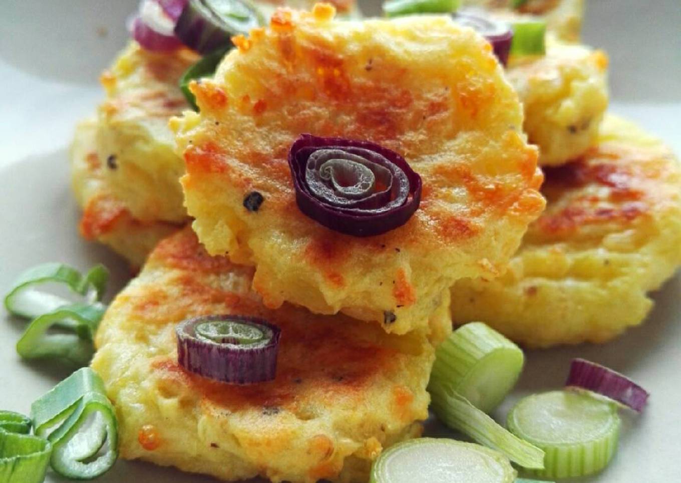 Potato Tatter Tots / Perkedel Kentang Keju
