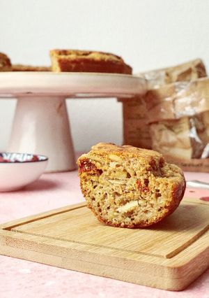 Une photo de Couronne banana bread aux fruits secs