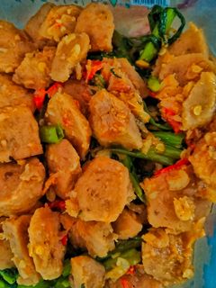 Foto resep Tumis Bakso Sawi Simple