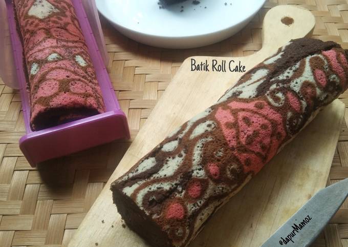 Resep Brownies Kukus Batik Roll Cake Oleh Lina Subrata Cookpad