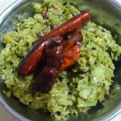 A picture of दूधी के छिलके की चटनी (dudhi ke chilke ki chutney recipe in Hindi).