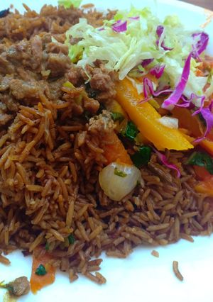 A picture of Pilau#local food contest Nairobi west.