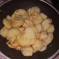 A picture of Aloo ki bhaaji.