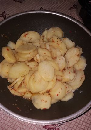 A picture of Aloo ki bhaaji.