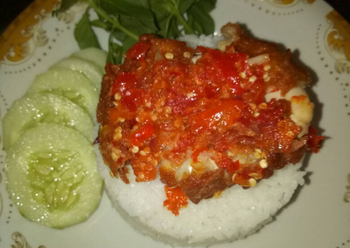 Ayam geprek