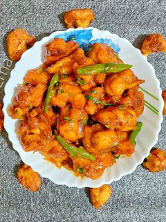A picture of Gobhi Manchurian.