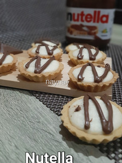 Foto resep Nutella Choco Cheese Tart (Tart Buncit)