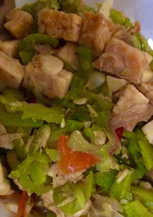 Foto resep Tumis pare udang rebon sedap Non MSG