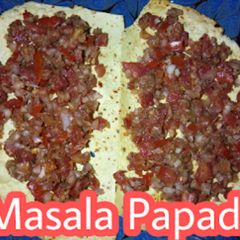 A picture of Masala Papad.