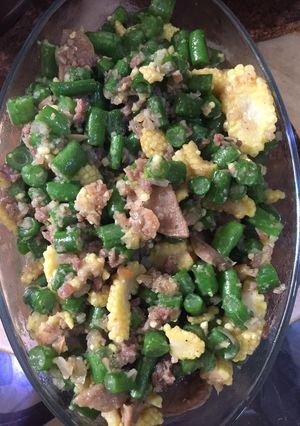Foto resep Tumis Buncis Jagung Muda Bakso Daging Sapi Cincang
