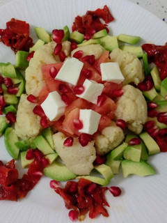 Una foto de Ensalada de coliflor