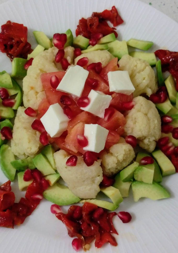 Una foto de Ensalada de coliflor