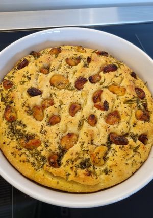 A picture of Rosemary & Garlic Focaccia.