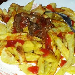 A picture of Beefed chips.