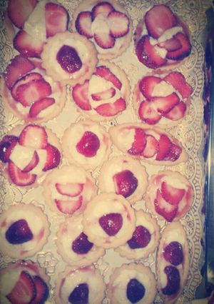 صورة لوصفة طورطات الفراولة