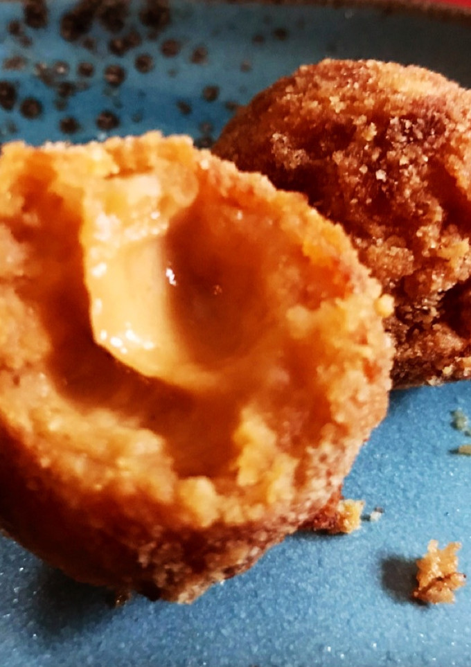Una foto de Croquetas de marisco y langostinos