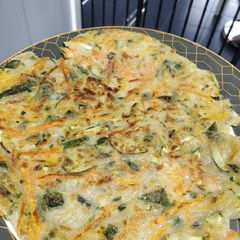 A picture of Vegetable pancake.
