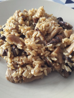 Una foto de Risotto de setas y champiñones