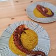 Pulpo con puré de verduras (todo en Airfryer)