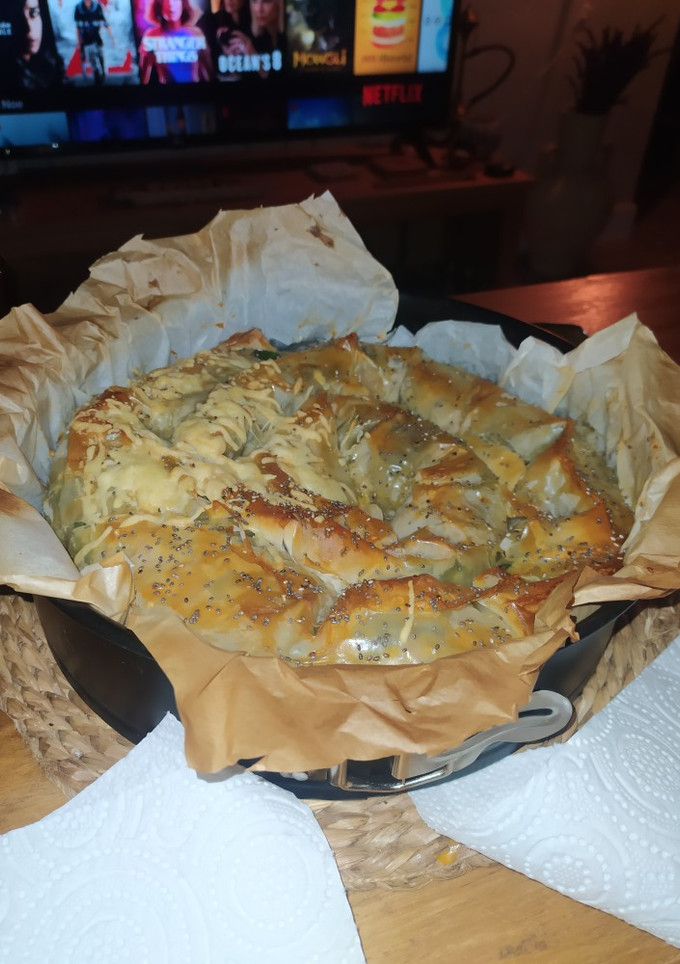 Una foto de Spanakopita