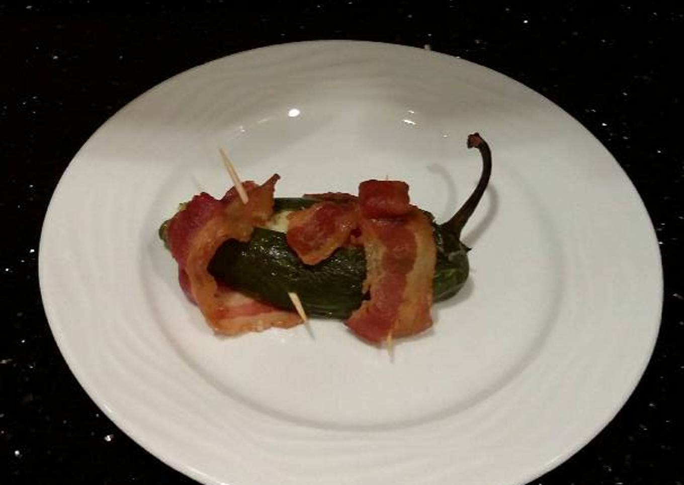 Roasted Bacon Cheddar Jalapeno Peppers