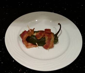 Popular Cuisine Roasted Bacon Cheddar Jalapeno Peppers Savory Delicious