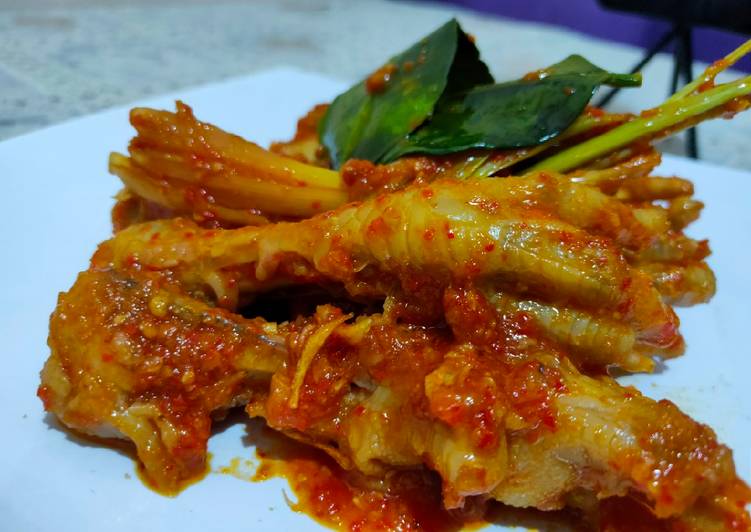 Resep: Ceker empuk mercon yang Renyah