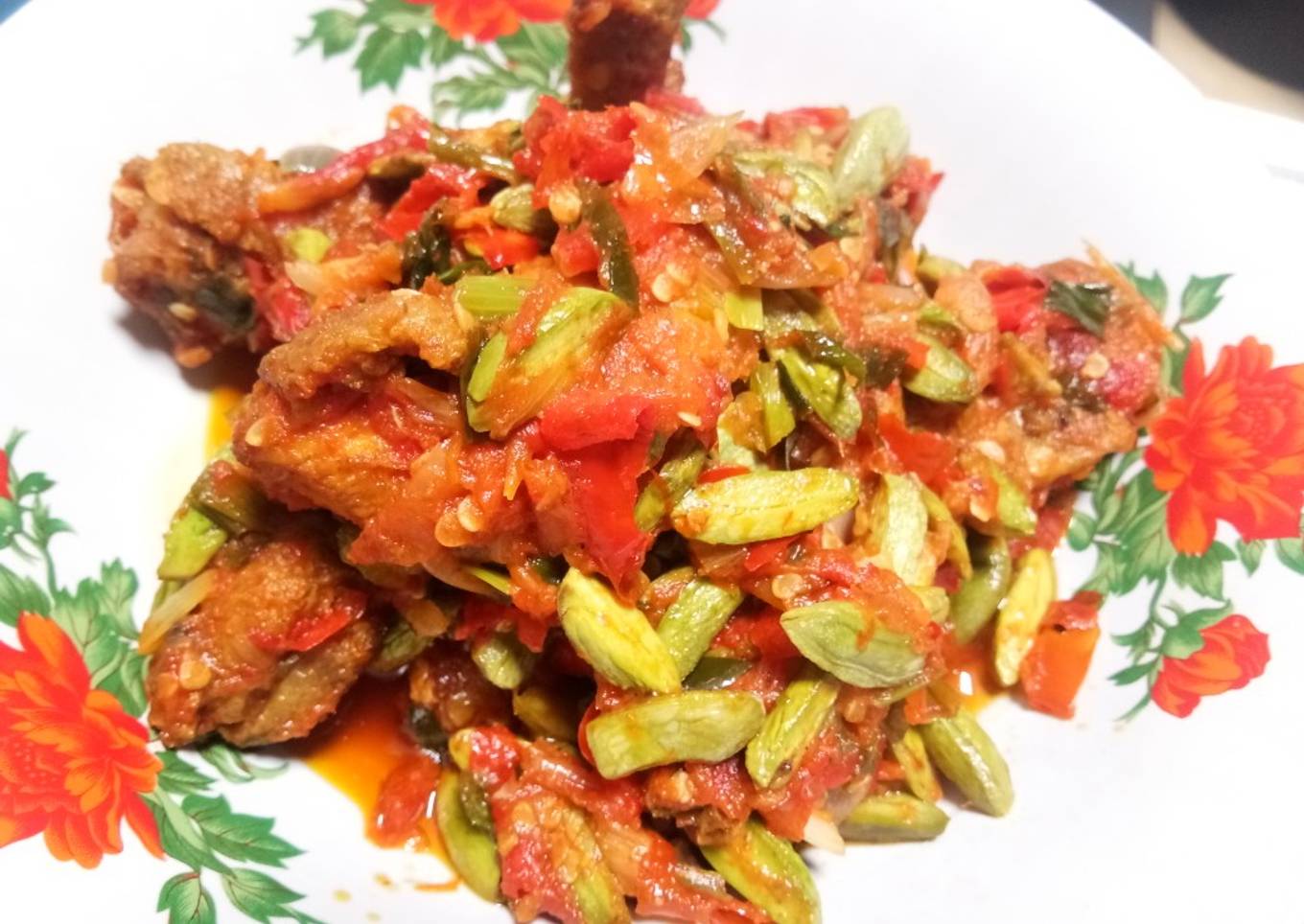 🍛Ayam Balado + Pete🍛