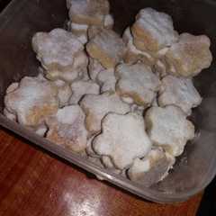 รูปของ Putri salju simple no oven no mixer