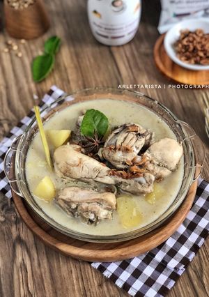 Foto resep Opor ayam fiber creme dengan kentang (menu GERD)