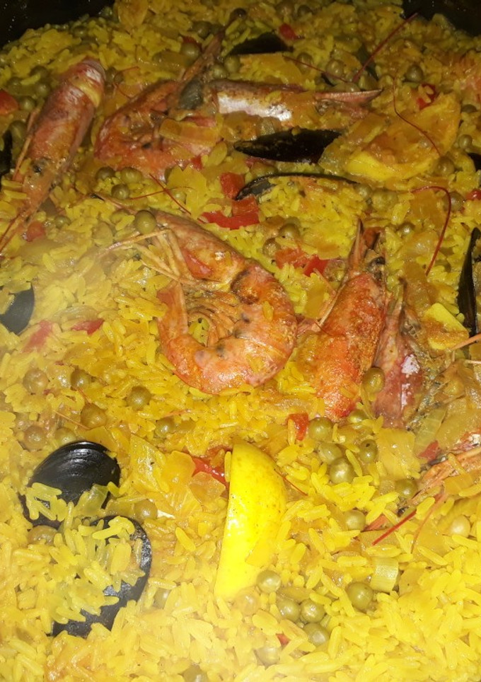 Una foto de Paella de Marisco