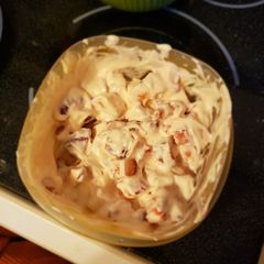 A picture of Strawberry Cheesecake dessert.
