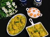 Jal Bhara Chichinga / Steamed fritters in Snake Gourd curry