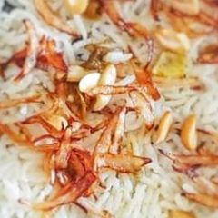 A picture of Veg Hydrabadi biryani.