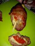 Brochetas de carne picada