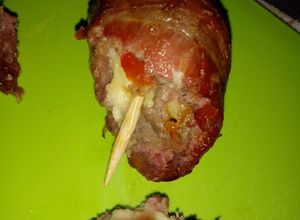 Una foto de Brochetas de carne picada
