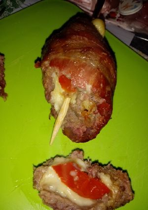 Una foto de Brochetas de carne picada