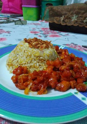 Foto resep Nasgor asam manis