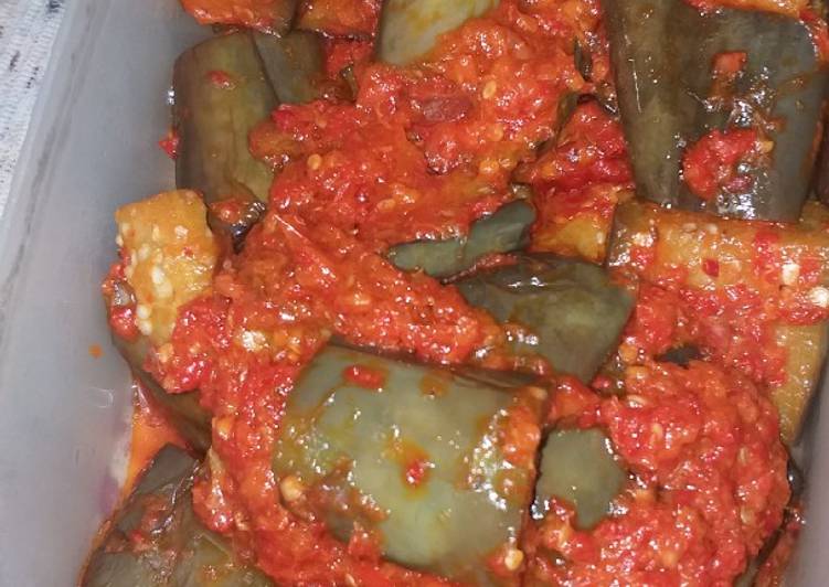 Anti Ribet, Buat Terong balado seger Ekonomis