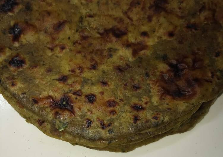 Steps to Make Perfect Methi paratha