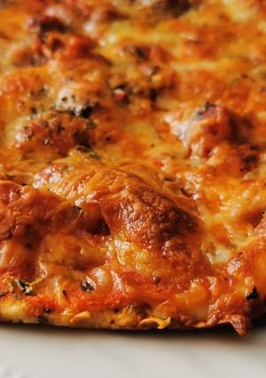Una foto de Pizza con Panceta ibérica